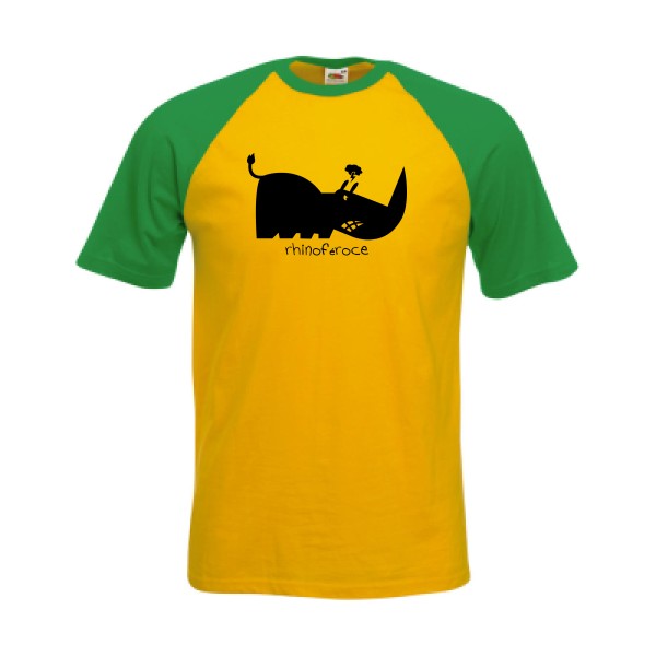 T-shirt baseball rigolo Homme  - Rhino - 