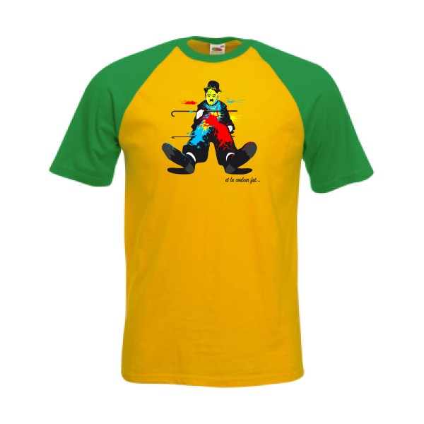 -et la couleur fut - T shirt original -Fruit of the Loom - Baseball Tee