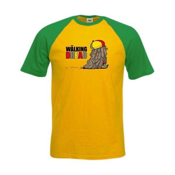 the WALKING DREAD-T-shirt baseball vintage et reggae 