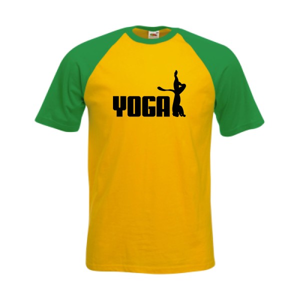 T-shirt baseball Homme original - YOGA - 