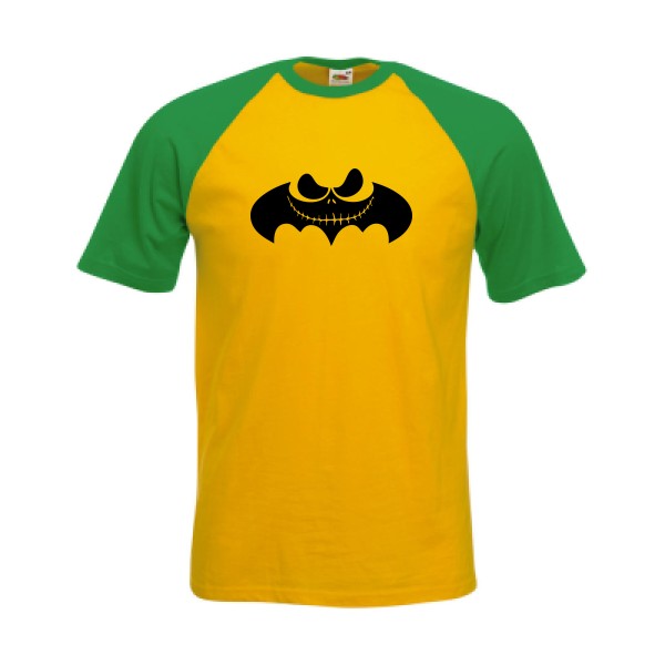 BATJACK T shirt batman-Fruit of the Loom - Baseball Tee