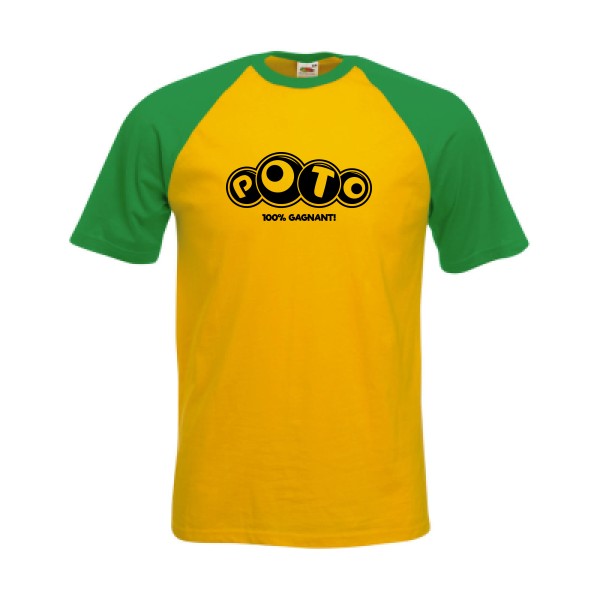 T-shirt baseball original Homme  - Poto - 