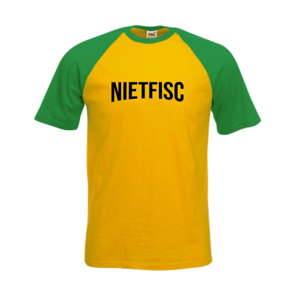 NIETFISC - T shirt parodie sur Fruit of the Loom - Baseball Tee