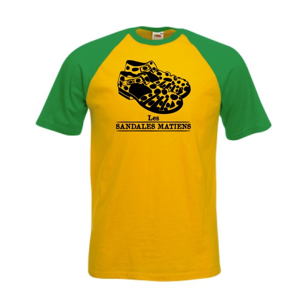 T-shirt baseball - Fruit of the Loom - Baseball Tee - Les sandales matiens
