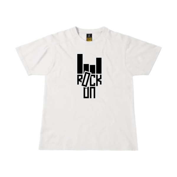 Rock On ! -Tee shirt rock Homme-B&C - Workwear T-Shirt