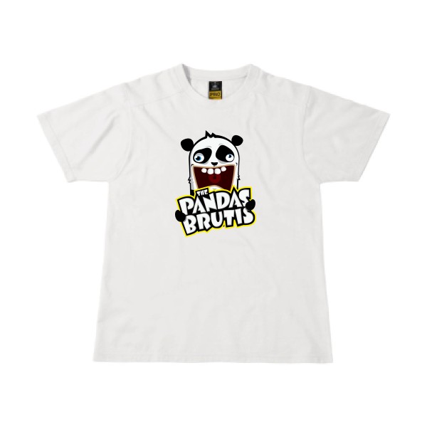 The Magical Mystery Pandas Brutis - t shirt idiot -B&C - Workwear T-Shirt