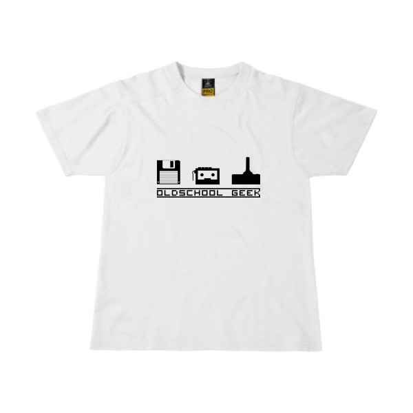 Oldschool Geek-T shirt vintage -B&C - Workwear T-Shirt