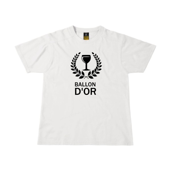 ballon d'or- T-shirt workwear humour foot -B&C - Workwear T-Shirt
