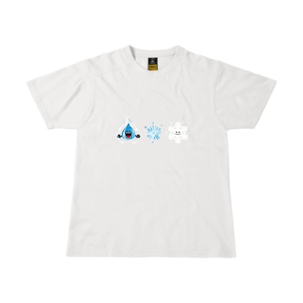 SnowFlake - T-shirt workwear drôle Homme  -B&C - Workwear T-Shirt - Thème original et drôle -