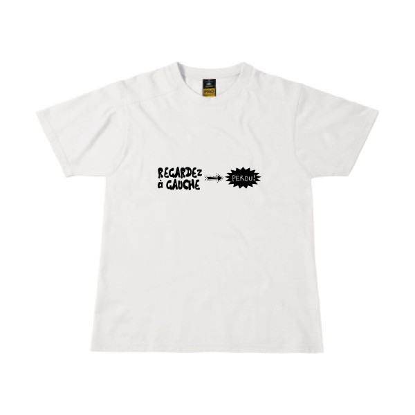 Essaie encore-T-shirt workwear rigolo Homme -B&C - Workwear T-Shirt -