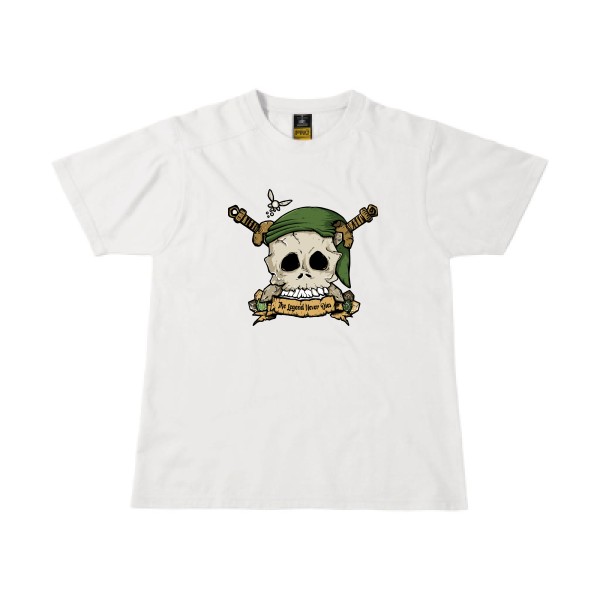 Zelda Skull T-shirt workwear tete de mort -B&C - Workwear T-Shirt