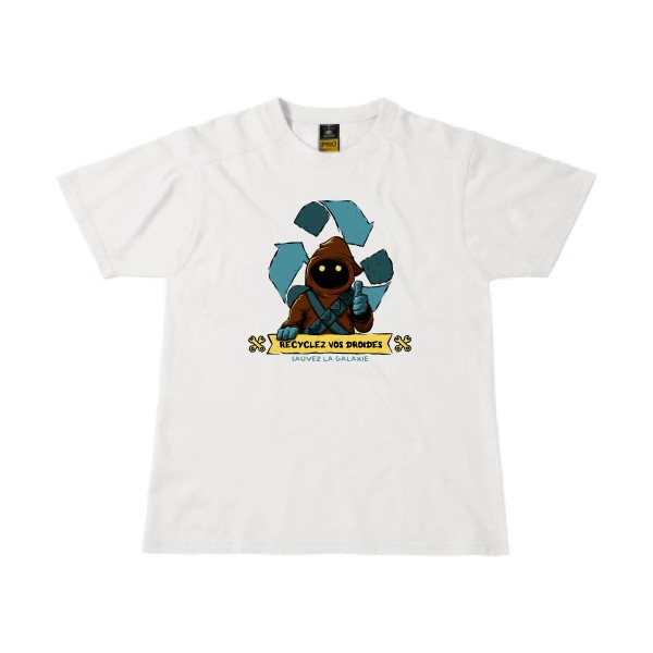 Sauvez la galaxie - T-shirt workwear parodie Homme - modèle B&C - Workwear T-Shirt -thème humour et ecologie -