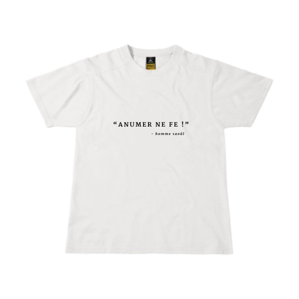 T-shirt workwear original Homme  - ANUMER NE FE! - 