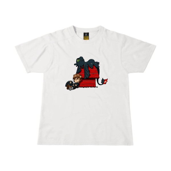 Dragon Peanuts - T shirt dessin anime -B&C - Workwear T-Shirt