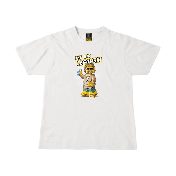 The big Legowski v3 - T-shirt workwear vintage  - modèle B&C - Workwear T-Shirt -thème parodie et cinéma -