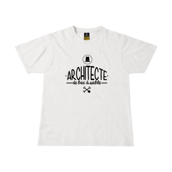 T-shirt workwear - B&C - Workwear T-Shirt - Architecte de bac à sable
