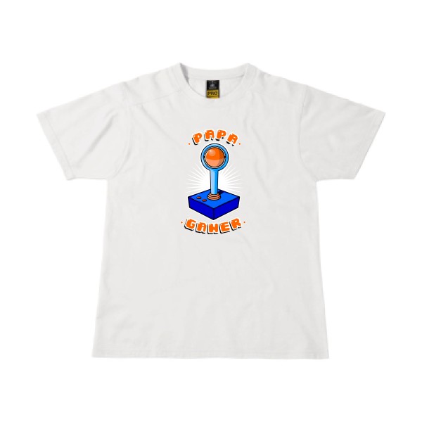 T-shirt workwear geek Homme  - PAPA GAMER - 