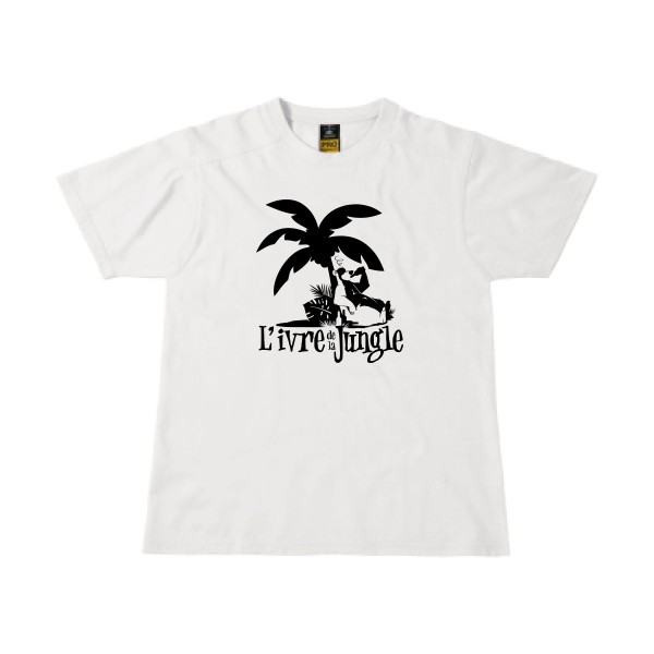 T-shirt workwear Homme original - L'ivre de la jungle - 