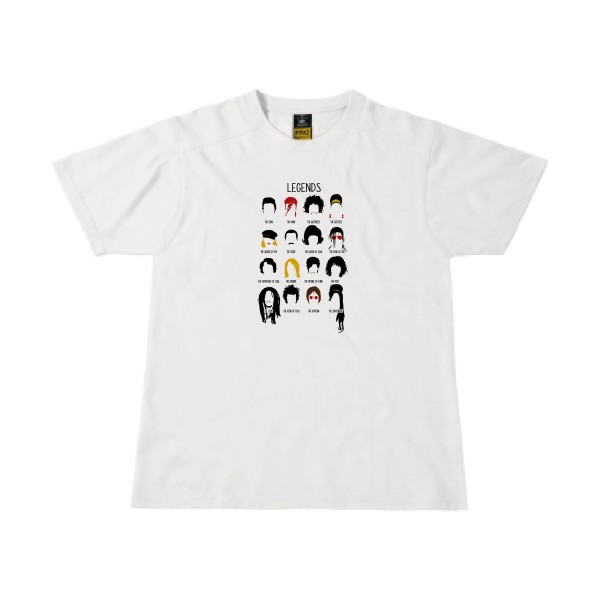 Legends-T-shirt workwear humoristique - B&C - Workwear T-Shirt- Thème vêtement original -