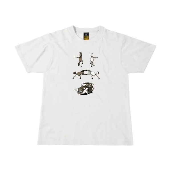 Fusion -T-shirt workwear 2 cv -B&C - Workwear T-Shirt -thème automobile -