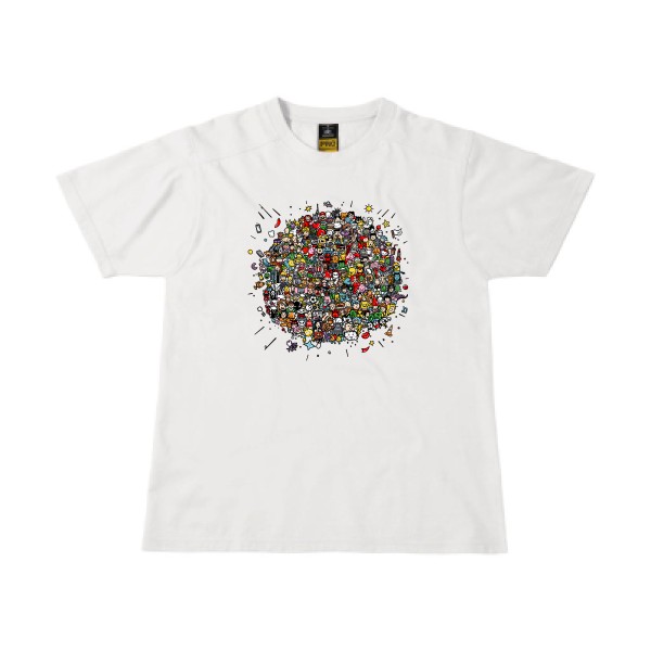 Planète Pop Culture- T-shirts originaux -modèle B&C - Workwear T-Shirt -