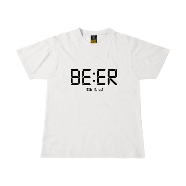 TIME TO GO T shirt biere -B&C - Workwear T-Shirt