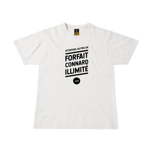 T-shirt workwear - B&C - Workwear T-Shirt - Forfait connard illimité