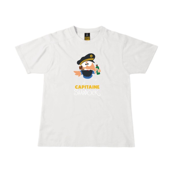 T shirt marin humour - Capitaine Shaddock  -B&C - Workwear T-Shirt