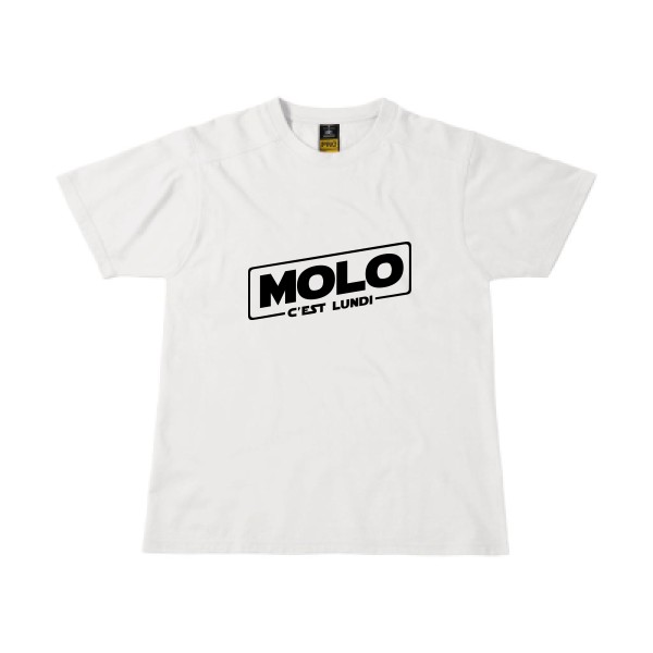 T-shirt workwear original Homme  - Molo c'est lundi - 
