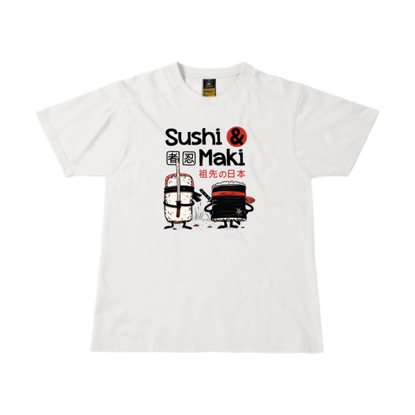 T shirt rigolo  Sushi et Maki-
