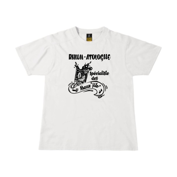 T-shirt alcool Homme - Rhum-atologue -