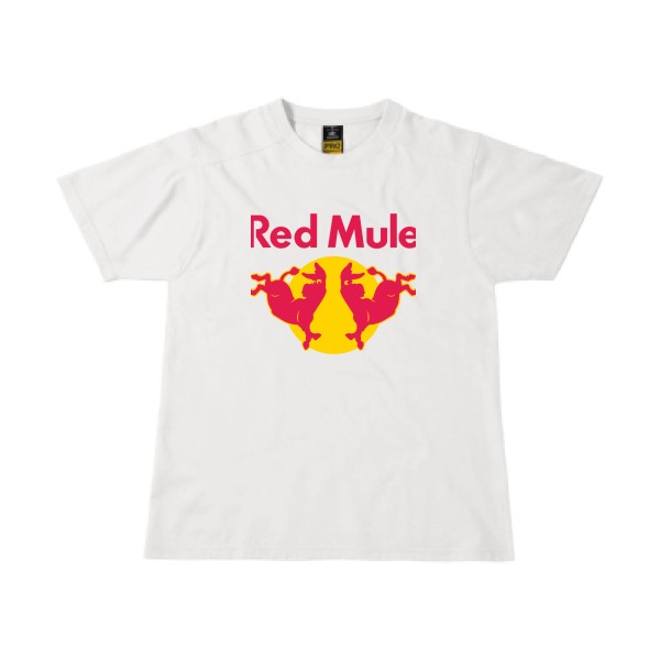 Red Mule-T shirt  parodie-B&C - Workwear T-Shirt