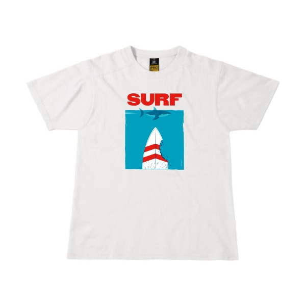 SURF -T-shirt workwear sympa  Homme -B&C - Workwear T-Shirt -thème  surf -