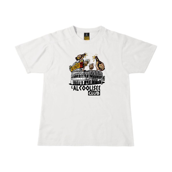 L'ALCOOLIZEE -T-shirt workwear alcool humour Homme -B&C - Workwear T-Shirt -thème alcool humour -