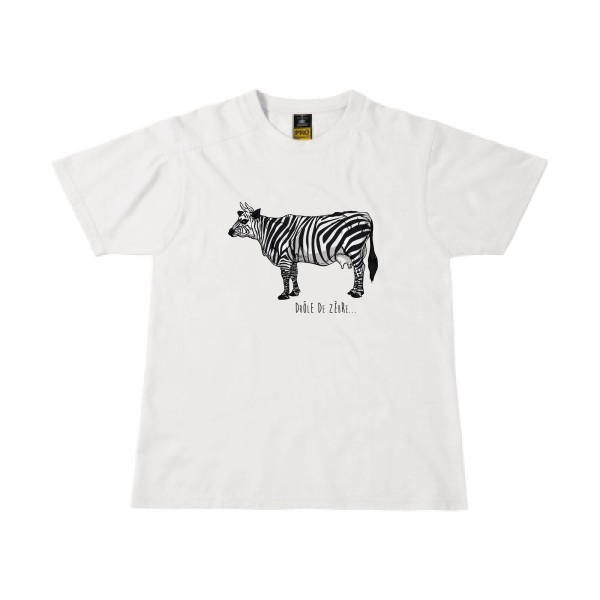 drole de zebre- Tee shirts originaux Homme - modèle B&C - Workwear T-Shirt -