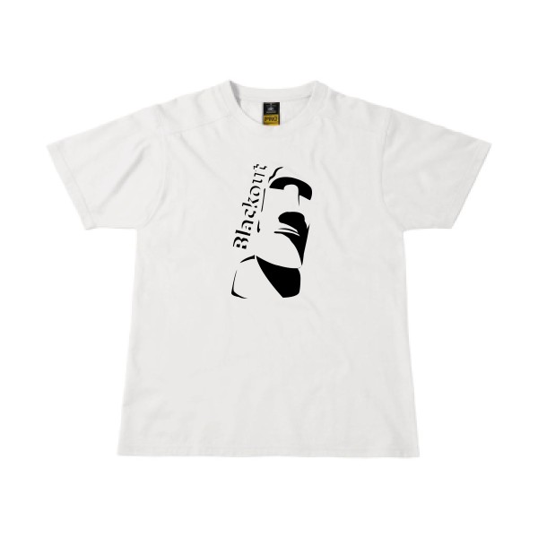 T-shirt workwear Homme original - Moai -