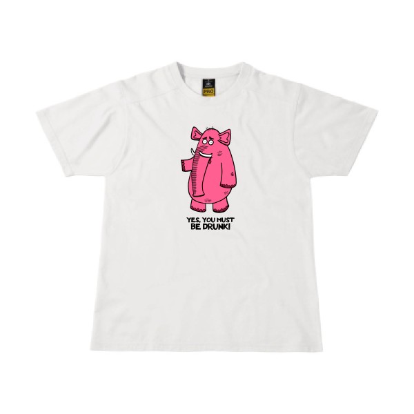 T-shirt workwear original  Homme - Pink elephant -