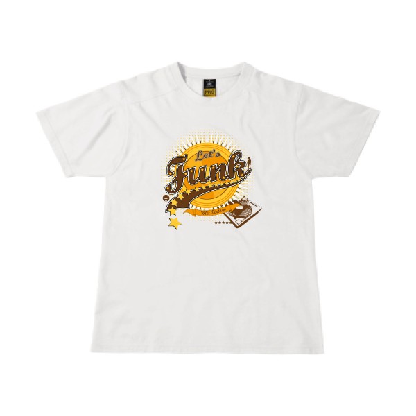 Let's funk - T-shirt workwear vintage  - modèle B&C - Workwear T-Shirt -thème rétro et funky -