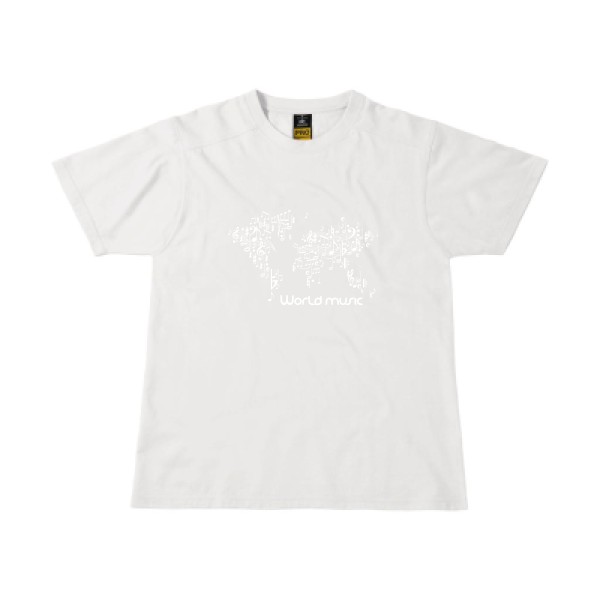 World music - T shirt original -B&C - Workwear T-Shirt