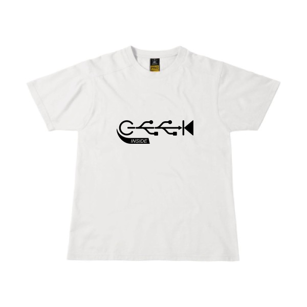 T-shirt workwear Homme geek - Geek inside - 