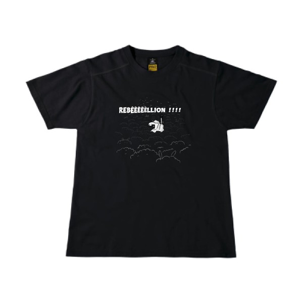 Rebeeeellion - T-shirt workwear Homme - Thème animaux et dessin -B&C - Workwear T-Shirt-