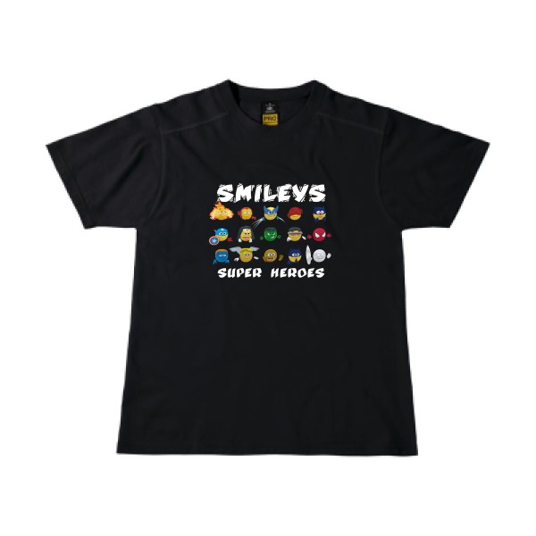 Super Smileys- Tee shirt rigolo - B&C - Workwear T-Shirt -