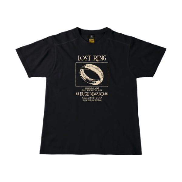 Lost Ring - T-shirt workwear  parodie - modèle B&C - Workwear T-Shirt -thème parodie et cinema -