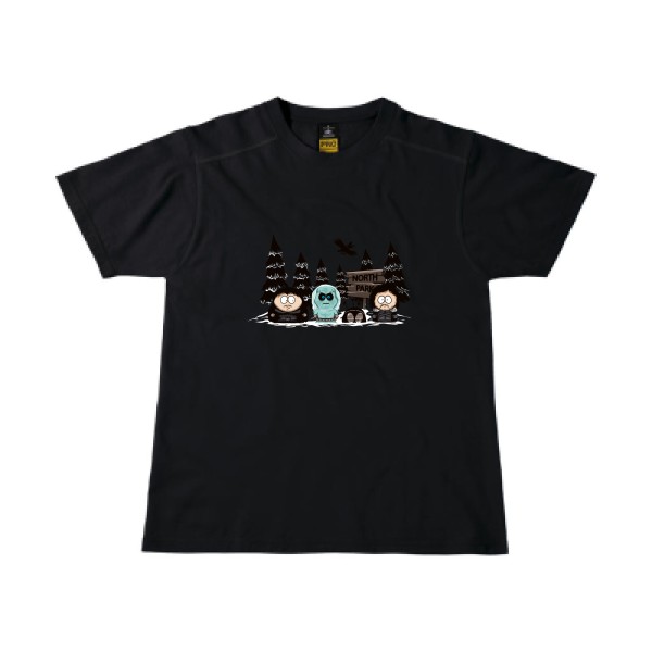 North Park - T-shirt workwear montagne Homme - modèle B&C - Workwear T-Shirt -thème humour  montagne-