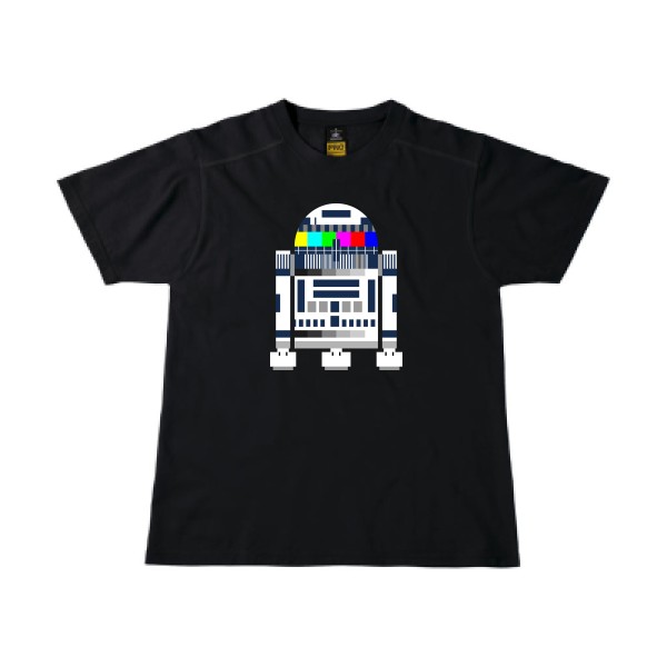 Mire R2D2-T-shirt workwear style vintage - B&C - Workwear T-Shirt- Thème vintage et retro  -