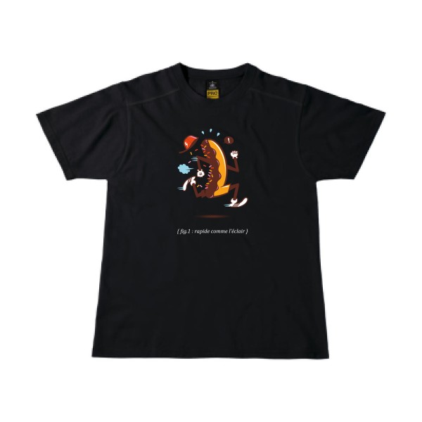 Rapide 3 -T-shirt workwear dessin - Homme -B&C - Workwear T-Shirt -thème  humour et absurde - 
