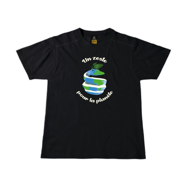 Un p'tit zeste... -T-shirt workwear ecolo original - Homme -B&C - Workwear T-Shirt -thème  ecologie - 