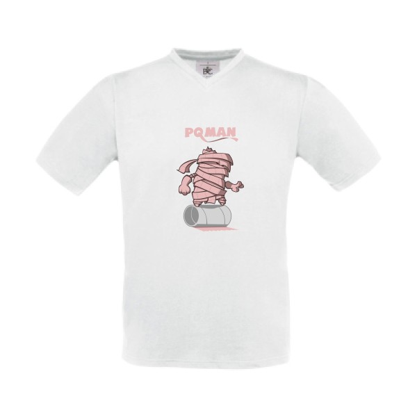 T-shirt Col V original Homme  - PQ-Man - 