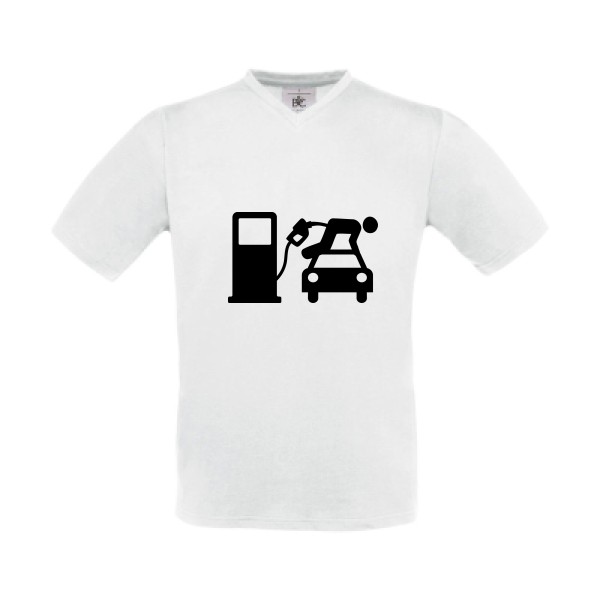  T-shirt Col V original Homme  - DTC - 