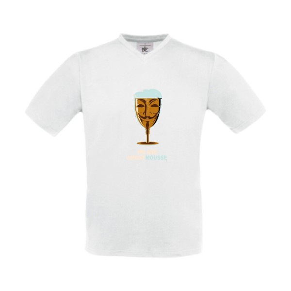 anonymous t shirt biere - anonymousse -B&C - Exact V-Neck